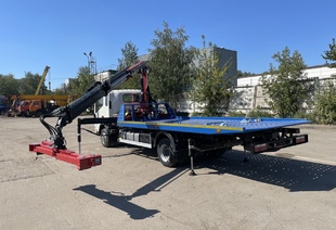 JAC N90 ЭВАКУАТОР СО СДВИЖНОЙ ПЛАТФОРМОЙ КМУ NR 811T 2S (4т)